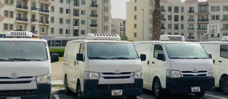 Reliable Freezer Van Rental for Frozen Seafood Delivery in Dubai
