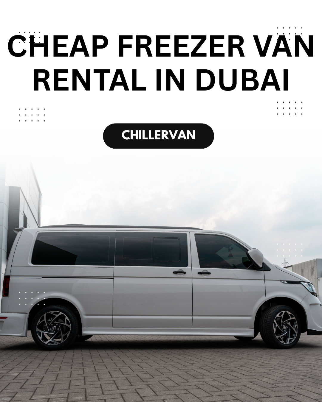 Cheap freezer van rental in Dubai
