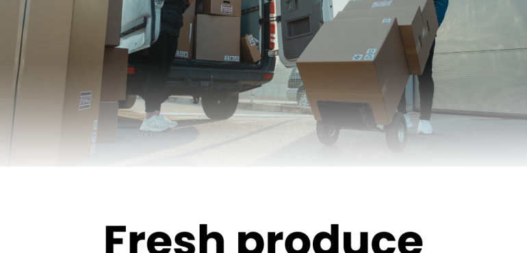 Fresh produce chiller van Dubai