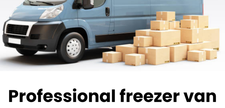Professional freezer van company Dubai