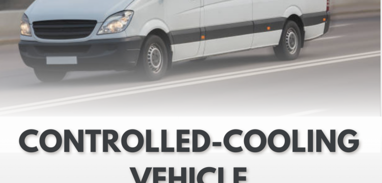 controlled-cooling vehicle