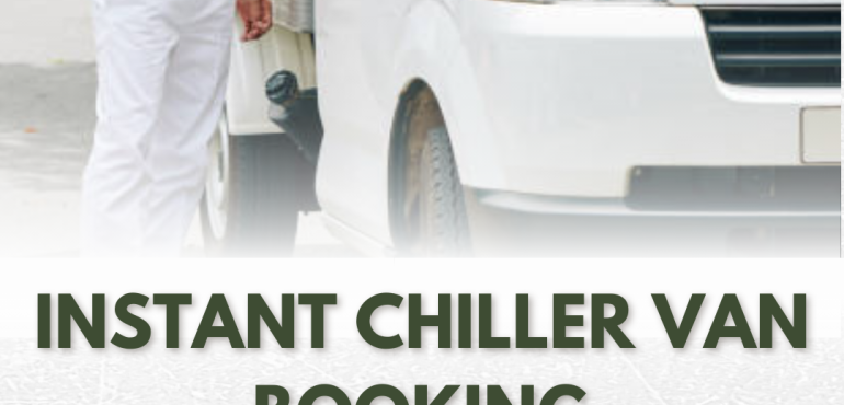 instant chiller van booking